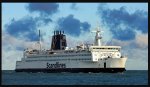 Fire ferry carrying hundreds of people on the Baltic Sea.JPG